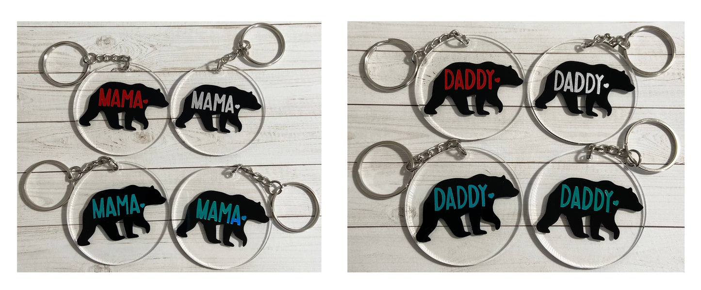 Mama Bear & Daddy Bear set