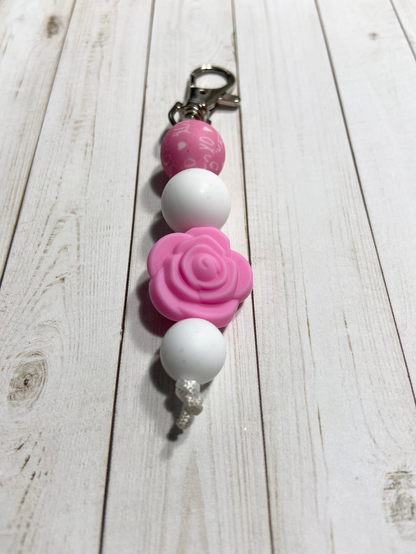 Rose Zipper Pull