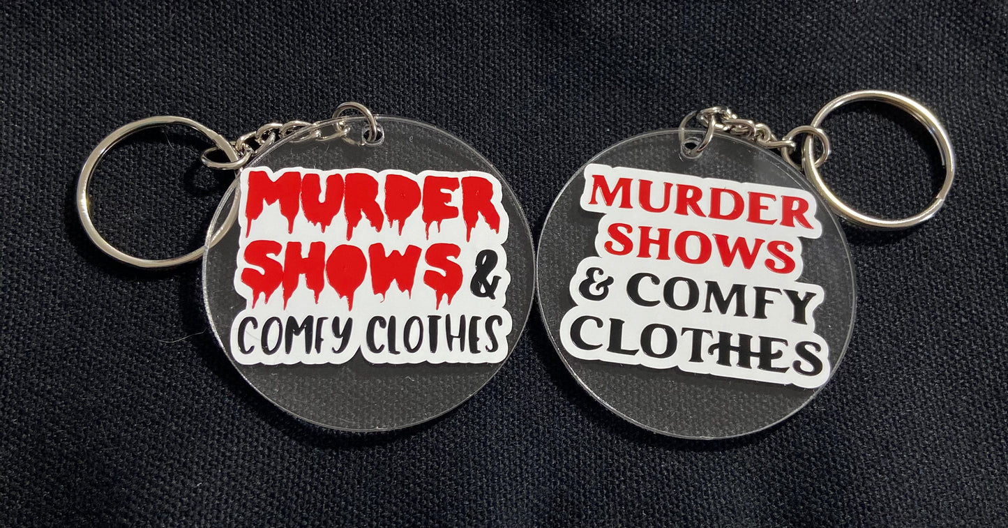 Murder Shows Keychain