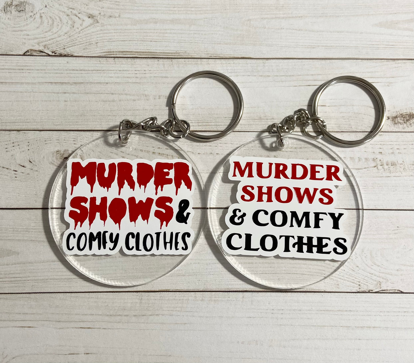 Murder Shows Keychain