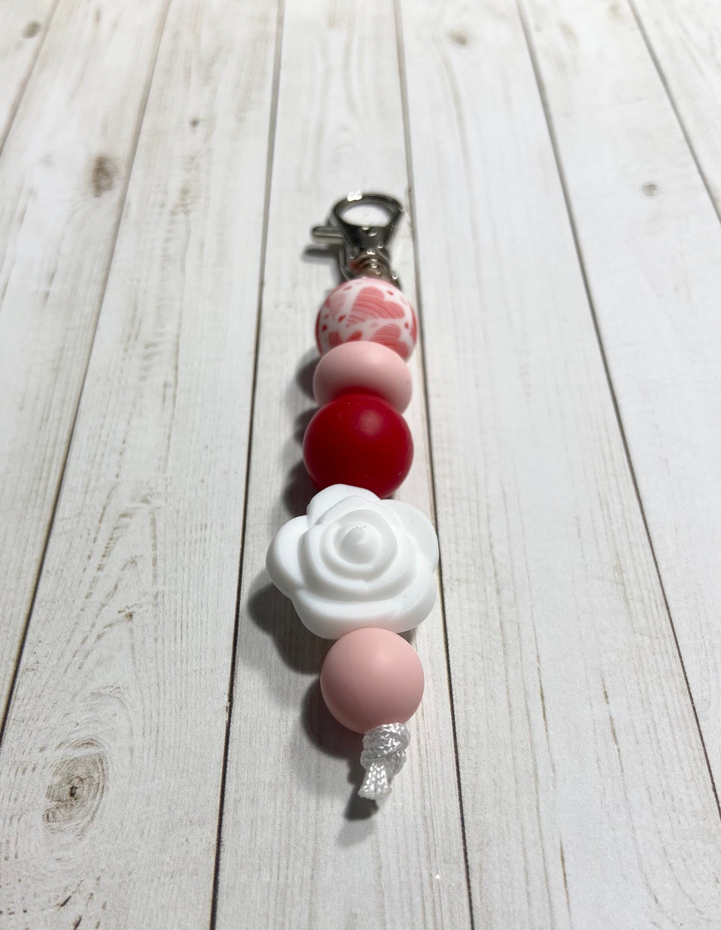 Rose Zipper Pull